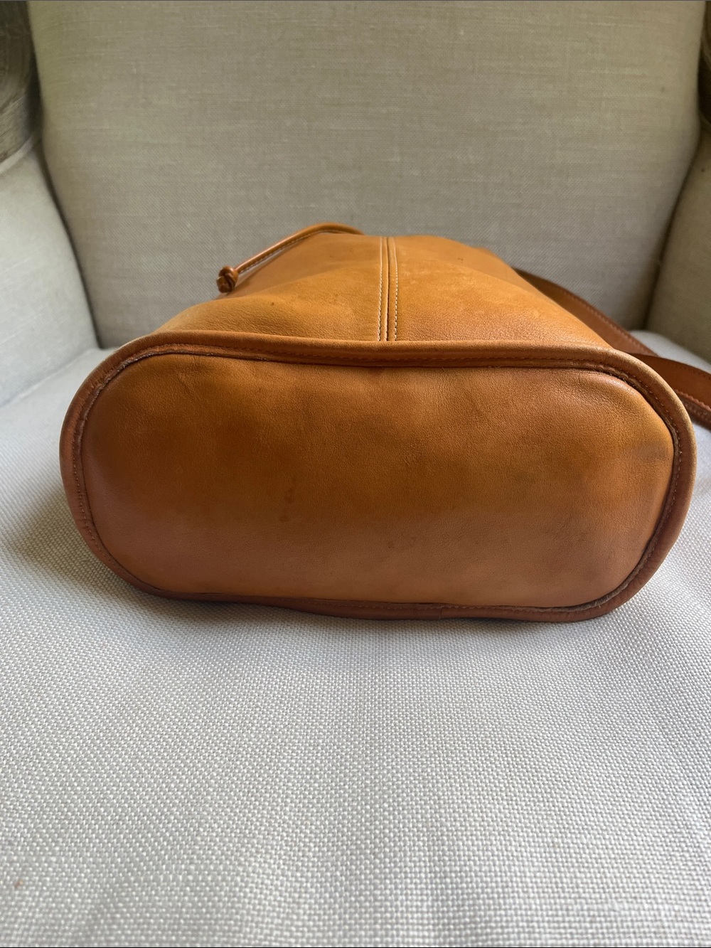 Coach 4015 Vintage Drawstring Sac Medium Shoulder Bag Rare - Picture 9 of 14